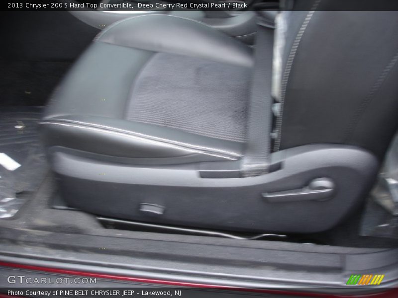 Deep Cherry Red Crystal Pearl / Black 2013 Chrysler 200 S Hard Top Convertible