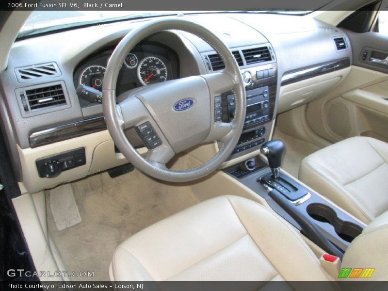 Black / Camel 2006 Ford Fusion SEL V6