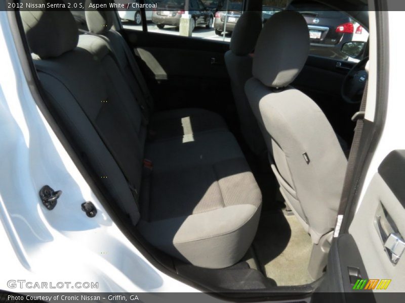 Aspen White / Charcoal 2012 Nissan Sentra 2.0 S