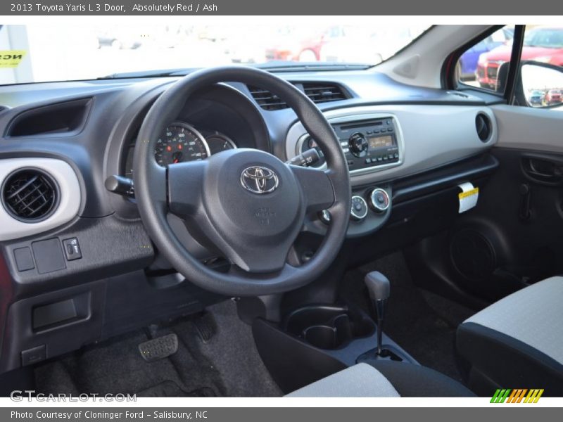 Absolutely Red / Ash 2013 Toyota Yaris L 3 Door