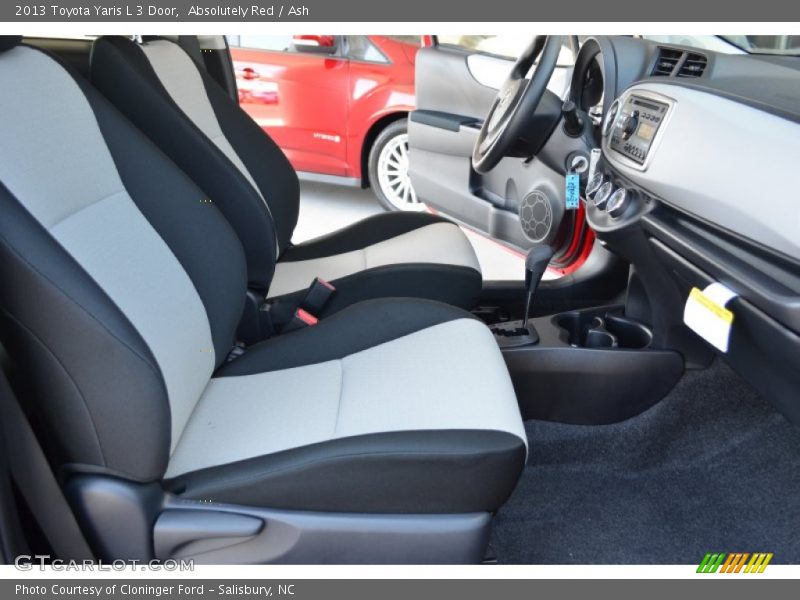 Absolutely Red / Ash 2013 Toyota Yaris L 3 Door