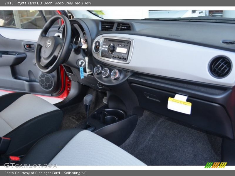 Absolutely Red / Ash 2013 Toyota Yaris L 3 Door