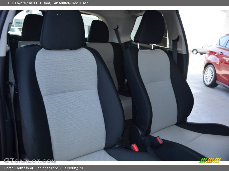 Absolutely Red / Ash 2013 Toyota Yaris L 3 Door
