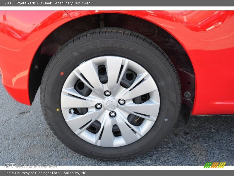 Absolutely Red / Ash 2013 Toyota Yaris L 3 Door