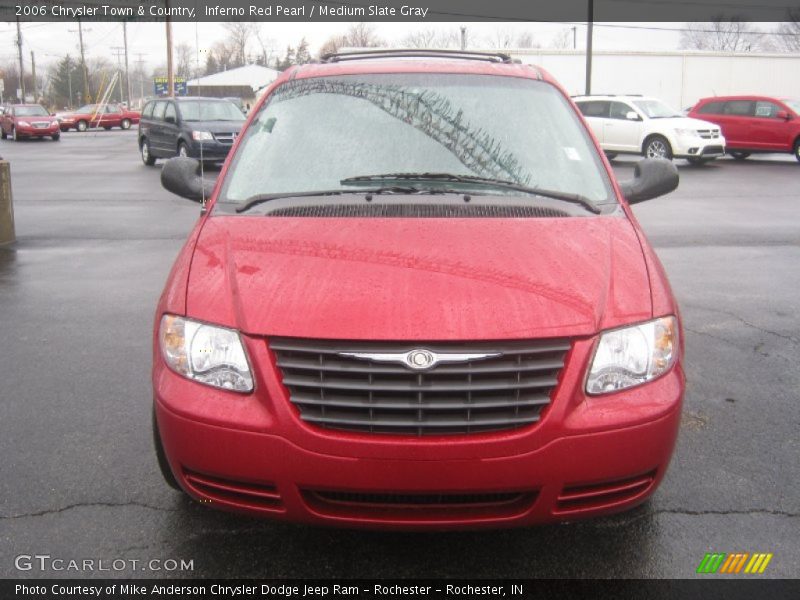 Inferno Red Pearl / Medium Slate Gray 2006 Chrysler Town & Country
