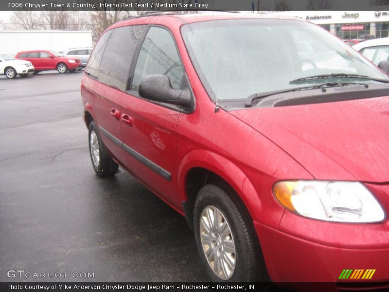 Inferno Red Pearl / Medium Slate Gray 2006 Chrysler Town & Country