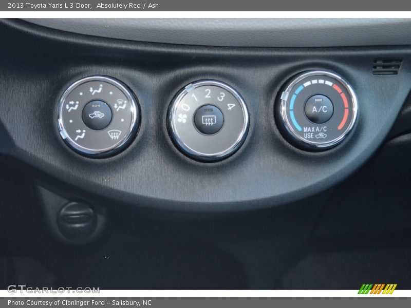 Absolutely Red / Ash 2013 Toyota Yaris L 3 Door