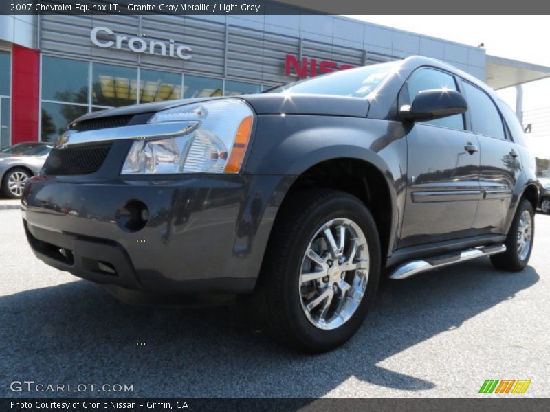 Granite Gray Metallic / Light Gray 2007 Chevrolet Equinox LT
