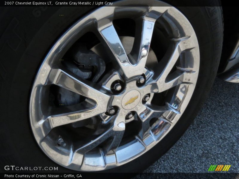 Granite Gray Metallic / Light Gray 2007 Chevrolet Equinox LT