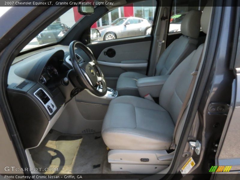 Granite Gray Metallic / Light Gray 2007 Chevrolet Equinox LT