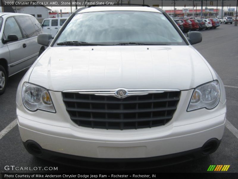 Stone White / Pastel Slate Gray 2008 Chrysler Pacifica LX AWD