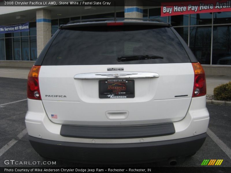 Stone White / Pastel Slate Gray 2008 Chrysler Pacifica LX AWD