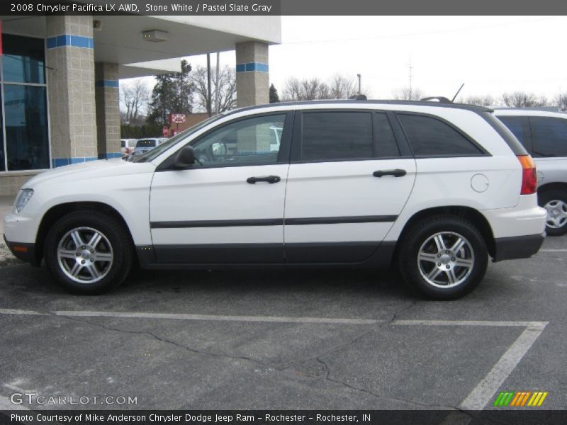 Stone White / Pastel Slate Gray 2008 Chrysler Pacifica LX AWD