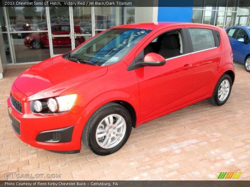 Front 3/4 View of 2013 Sonic LT Hatch