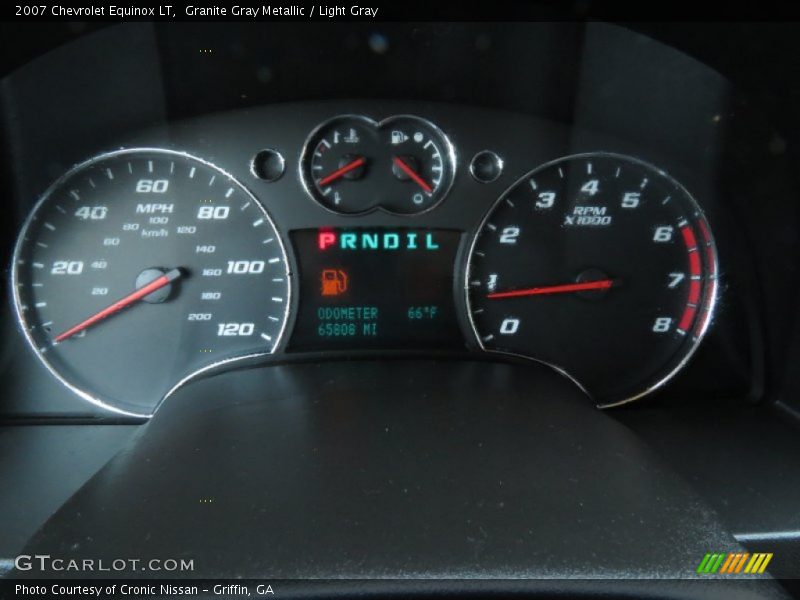 Granite Gray Metallic / Light Gray 2007 Chevrolet Equinox LT