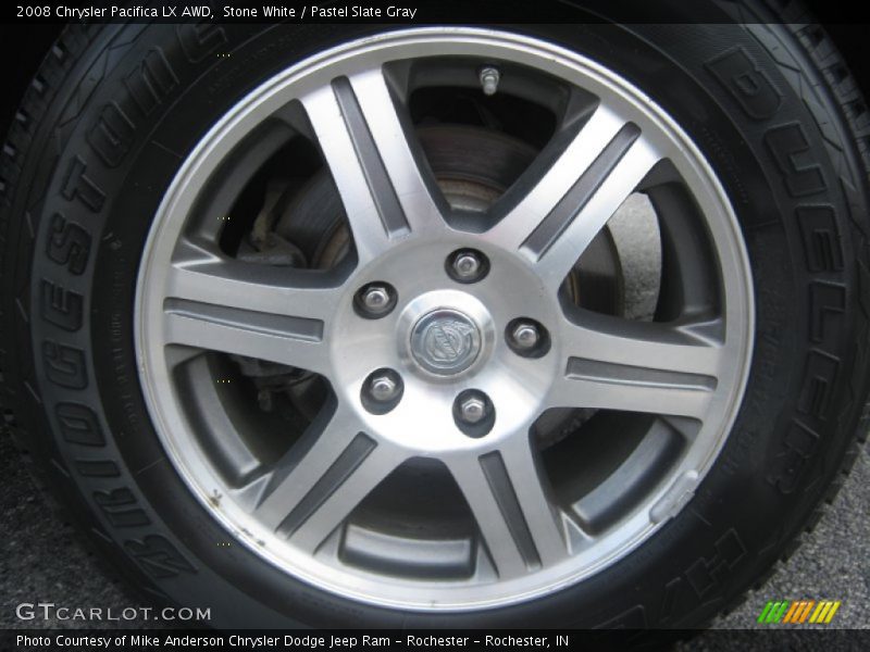 Stone White / Pastel Slate Gray 2008 Chrysler Pacifica LX AWD