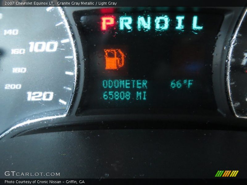 Granite Gray Metallic / Light Gray 2007 Chevrolet Equinox LT