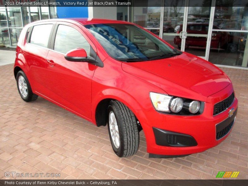 Front 3/4 View of 2013 Sonic LT Hatch