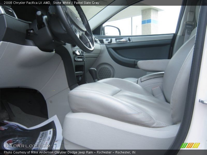 Stone White / Pastel Slate Gray 2008 Chrysler Pacifica LX AWD