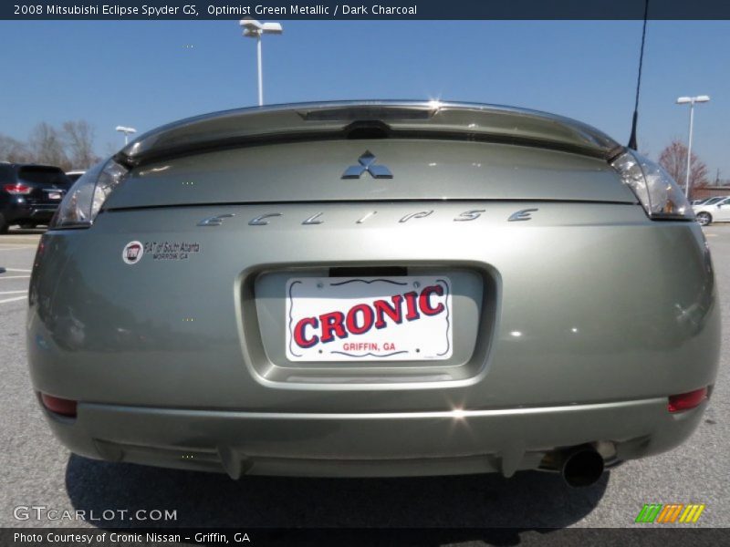 Optimist Green Metallic / Dark Charcoal 2008 Mitsubishi Eclipse Spyder GS