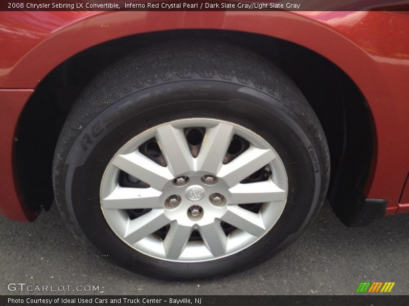 Inferno Red Crystal Pearl / Dark Slate Gray/Light Slate Gray 2008 Chrysler Sebring LX Convertible