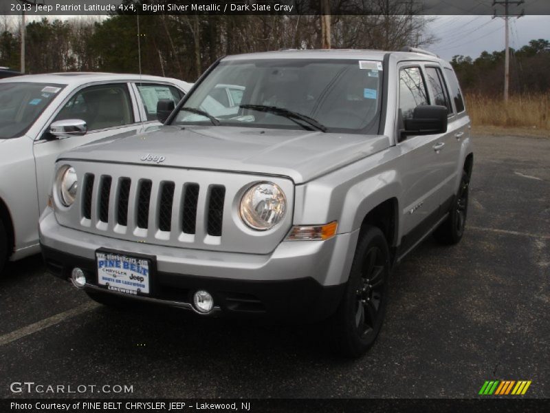 Bright Silver Metallic / Dark Slate Gray 2013 Jeep Patriot Latitude 4x4