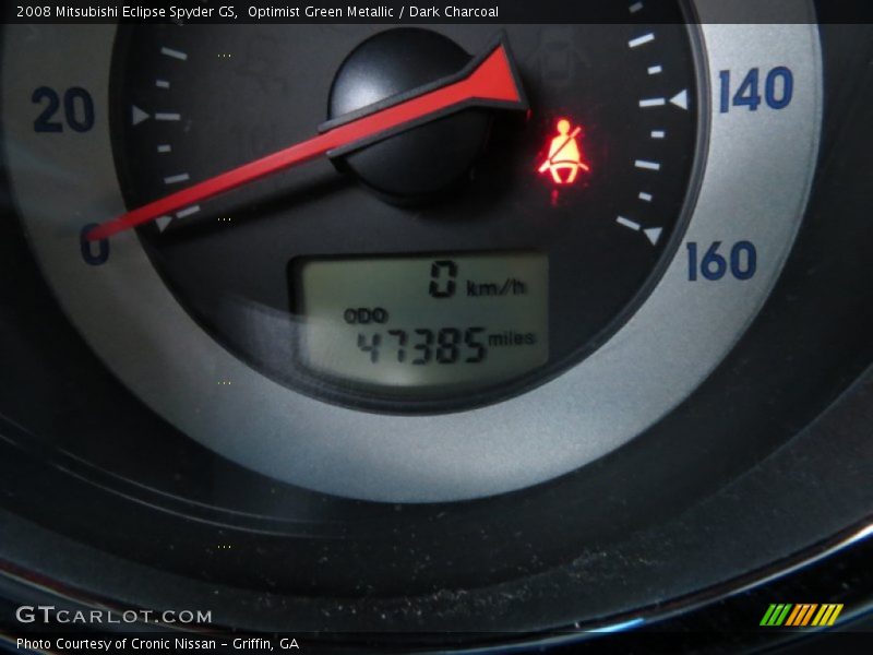 Optimist Green Metallic / Dark Charcoal 2008 Mitsubishi Eclipse Spyder GS