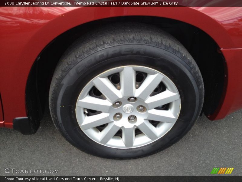Inferno Red Crystal Pearl / Dark Slate Gray/Light Slate Gray 2008 Chrysler Sebring LX Convertible