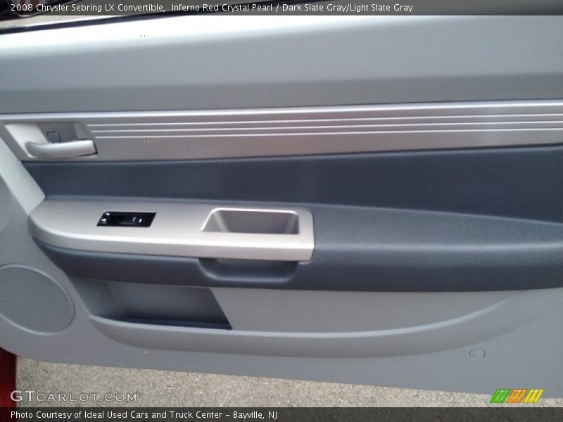Inferno Red Crystal Pearl / Dark Slate Gray/Light Slate Gray 2008 Chrysler Sebring LX Convertible