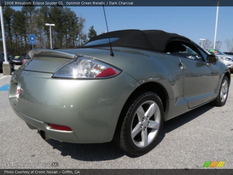 Optimist Green Metallic / Dark Charcoal 2008 Mitsubishi Eclipse Spyder GS