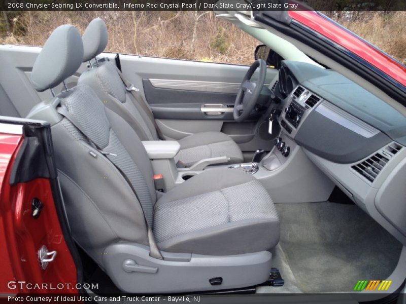  2008 Sebring LX Convertible Dark Slate Gray/Light Slate Gray Interior