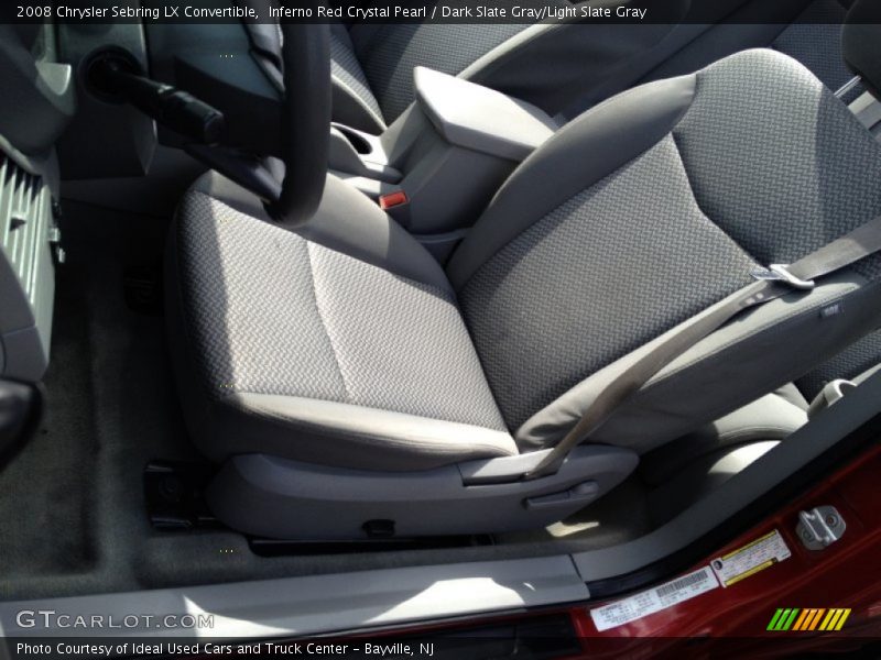 Inferno Red Crystal Pearl / Dark Slate Gray/Light Slate Gray 2008 Chrysler Sebring LX Convertible