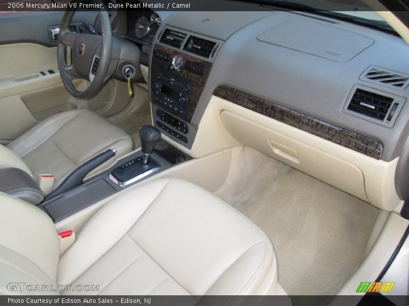 Dune Pearl Metallic / Camel 2006 Mercury Milan V6 Premier