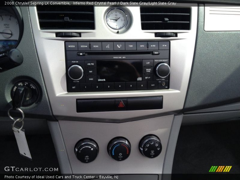 Inferno Red Crystal Pearl / Dark Slate Gray/Light Slate Gray 2008 Chrysler Sebring LX Convertible