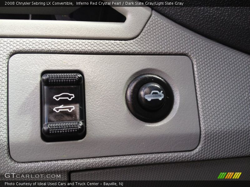 Inferno Red Crystal Pearl / Dark Slate Gray/Light Slate Gray 2008 Chrysler Sebring LX Convertible