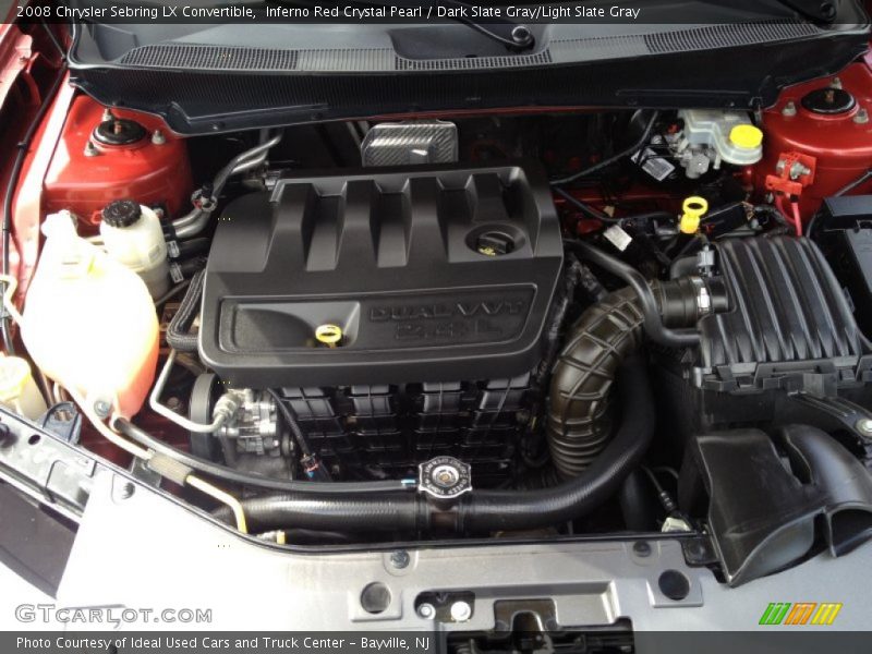 Inferno Red Crystal Pearl / Dark Slate Gray/Light Slate Gray 2008 Chrysler Sebring LX Convertible