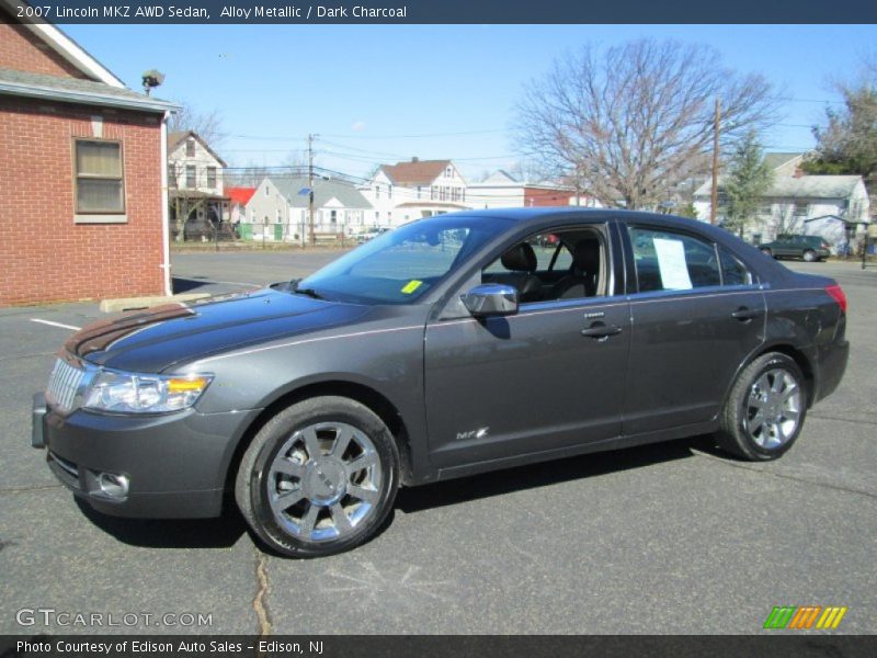 Alloy Metallic / Dark Charcoal 2007 Lincoln MKZ AWD Sedan