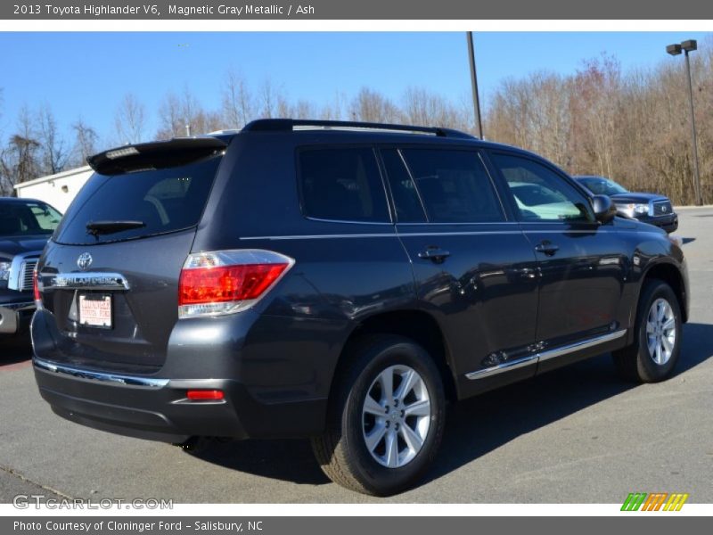 Magnetic Gray Metallic / Ash 2013 Toyota Highlander V6