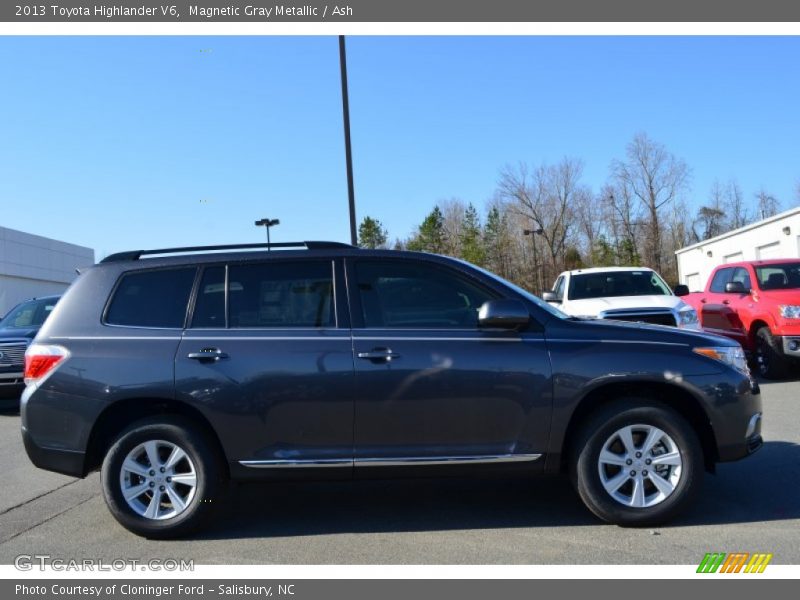 Magnetic Gray Metallic / Ash 2013 Toyota Highlander V6