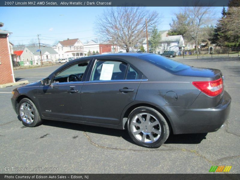 Alloy Metallic / Dark Charcoal 2007 Lincoln MKZ AWD Sedan