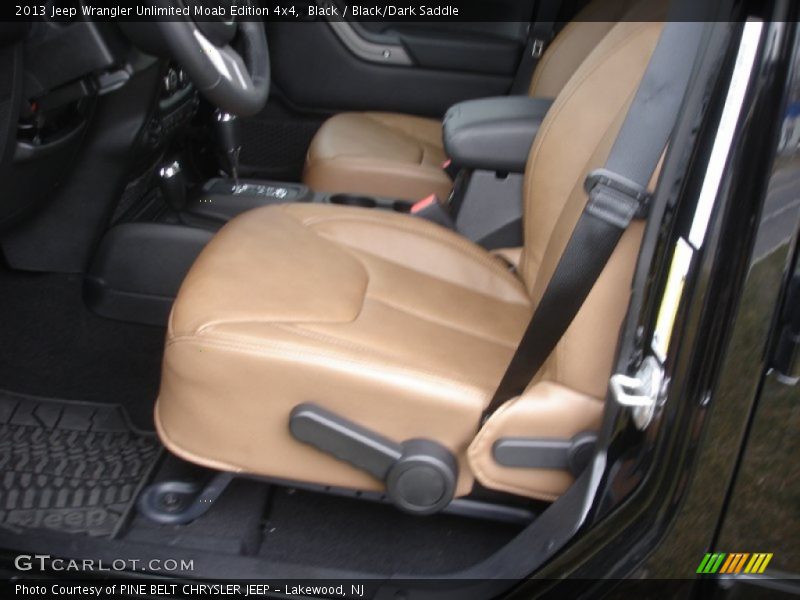 Black / Black/Dark Saddle 2013 Jeep Wrangler Unlimited Moab Edition 4x4