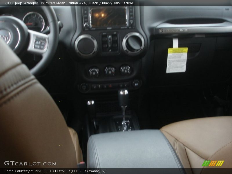 Black / Black/Dark Saddle 2013 Jeep Wrangler Unlimited Moab Edition 4x4