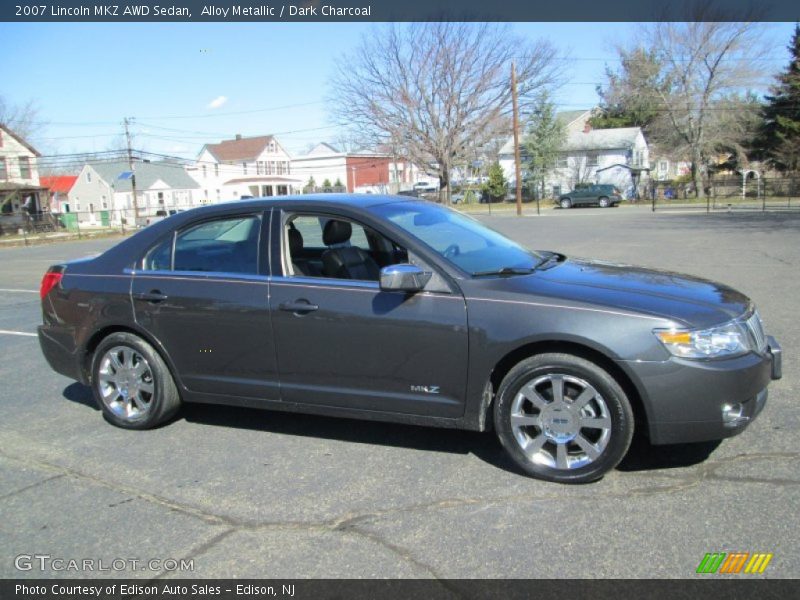 Alloy Metallic / Dark Charcoal 2007 Lincoln MKZ AWD Sedan