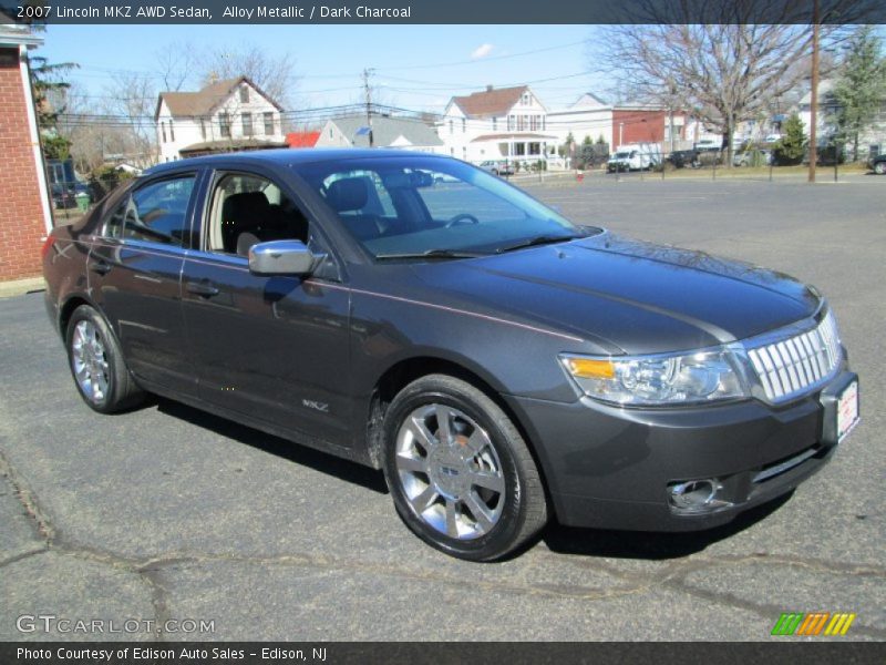 Alloy Metallic / Dark Charcoal 2007 Lincoln MKZ AWD Sedan
