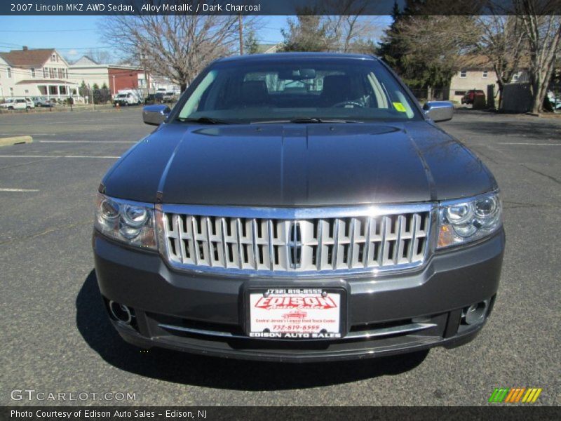 Alloy Metallic / Dark Charcoal 2007 Lincoln MKZ AWD Sedan