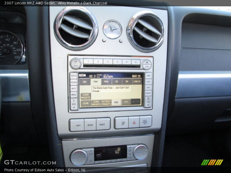 Alloy Metallic / Dark Charcoal 2007 Lincoln MKZ AWD Sedan