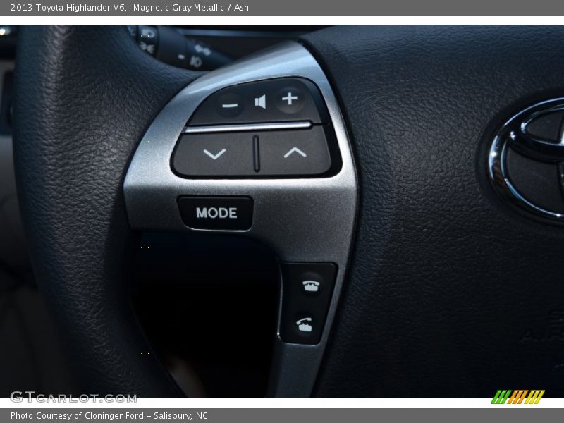 Magnetic Gray Metallic / Ash 2013 Toyota Highlander V6