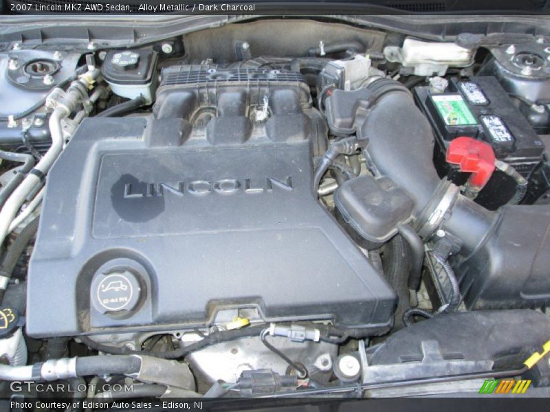 Alloy Metallic / Dark Charcoal 2007 Lincoln MKZ AWD Sedan