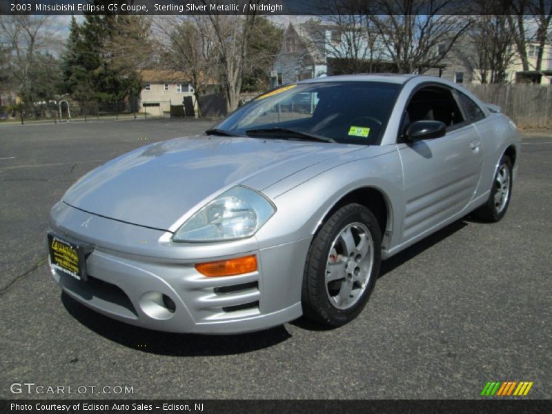 Sterling Silver Metallic / Midnight 2003 Mitsubishi Eclipse GS Coupe