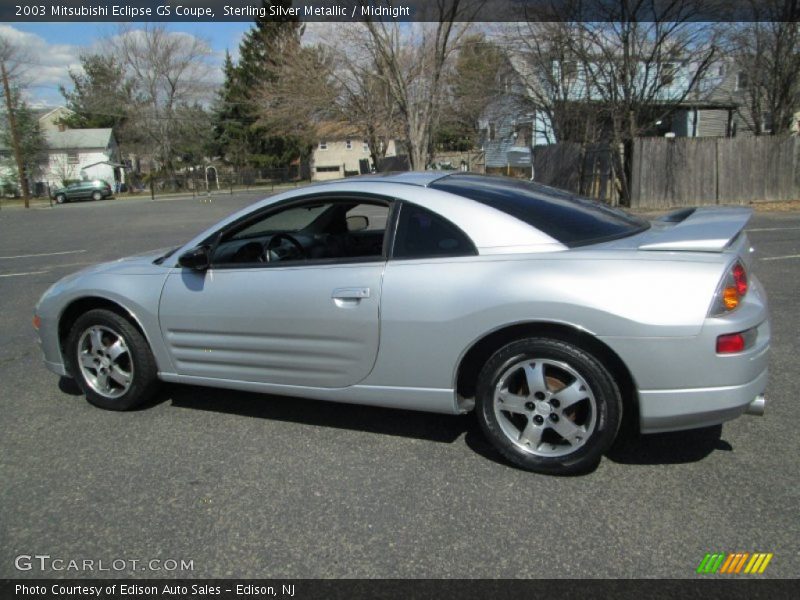 Sterling Silver Metallic / Midnight 2003 Mitsubishi Eclipse GS Coupe